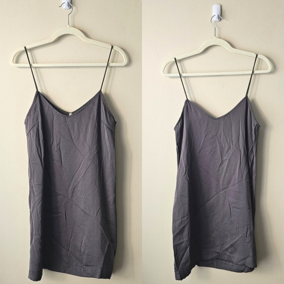 Mono B Olive Slip Dress (M) NWOT - Picture 1 of 2